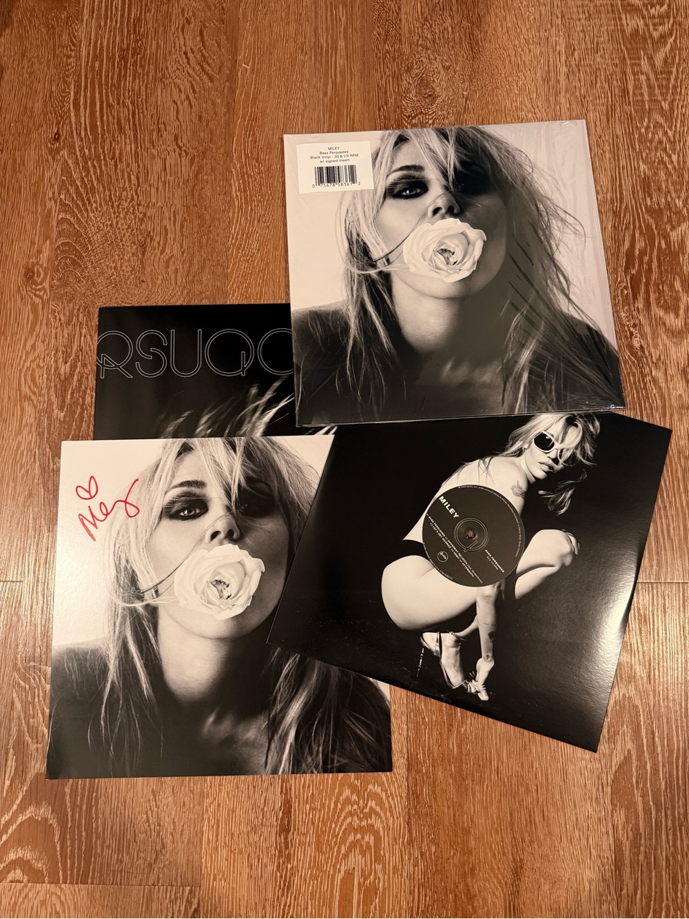 Miley Bass Persuades vinyl w/ signed insert